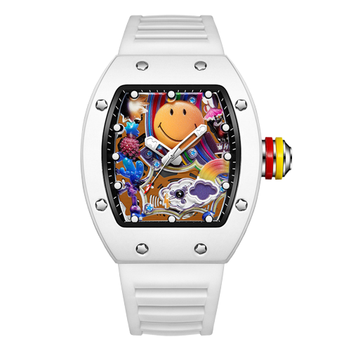 VIBELIX – Men’s Designer Art Dial Watch with Sport Strap Martino Valenti