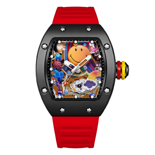 VIBELIX – Men’s Designer Art Dial Watch with Sport Strap Martino Valenti