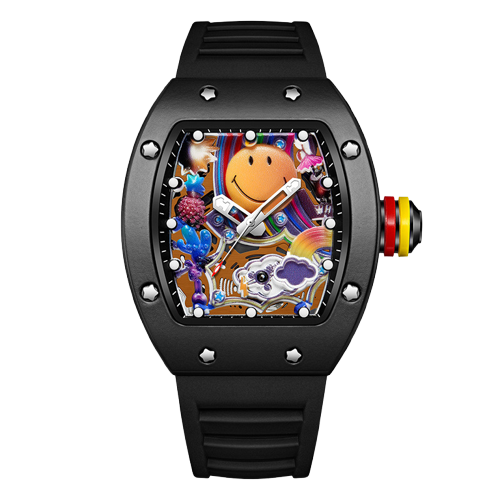 VIBELIX – Men’s Designer Art Dial Watch with Sport Strap Martino Valenti