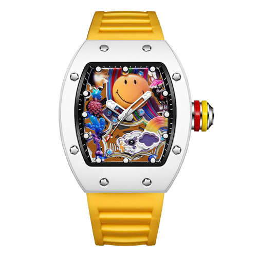 VIBELIX – Men’s Designer Art Dial Watch with Sport Strap Martino Valenti