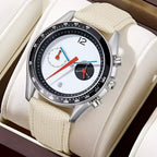 VEXORIS – Men’s Classic Chronograph Watch with Sport Fabric Strap GIORGIO MARENO