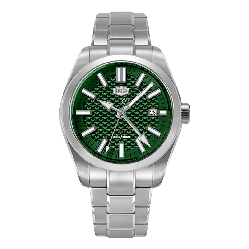 HeroForce 5031 – Luxury Square Analog Watch with Sapphire Glass & Date Display Martino Valenti