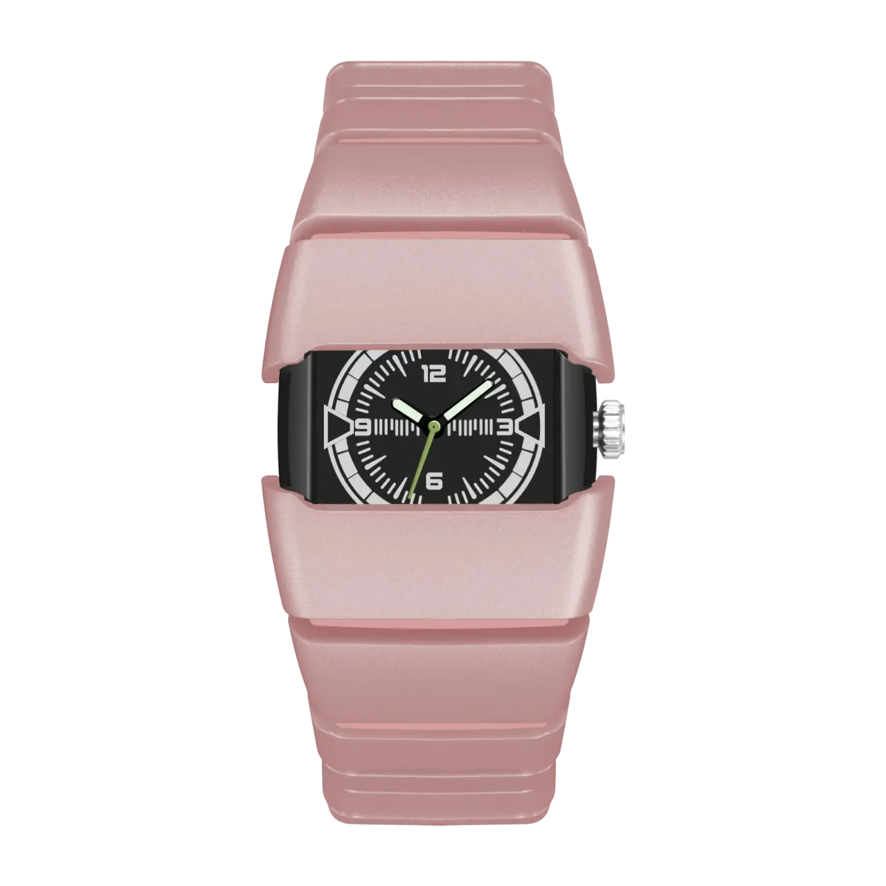 Maurice Belmont TURVEX men's rectangular designer watch with metal bracelet, showcasing a sleek timepiece with silver-tone finish.