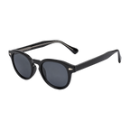 MV Ellery — Round Acetate Sunglasses Black 3