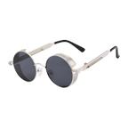 MV Vintage Round No.04 — Sunglasses Silver grey