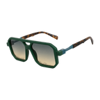 MV Warwick — Square Acetate Sunglasses Black Green