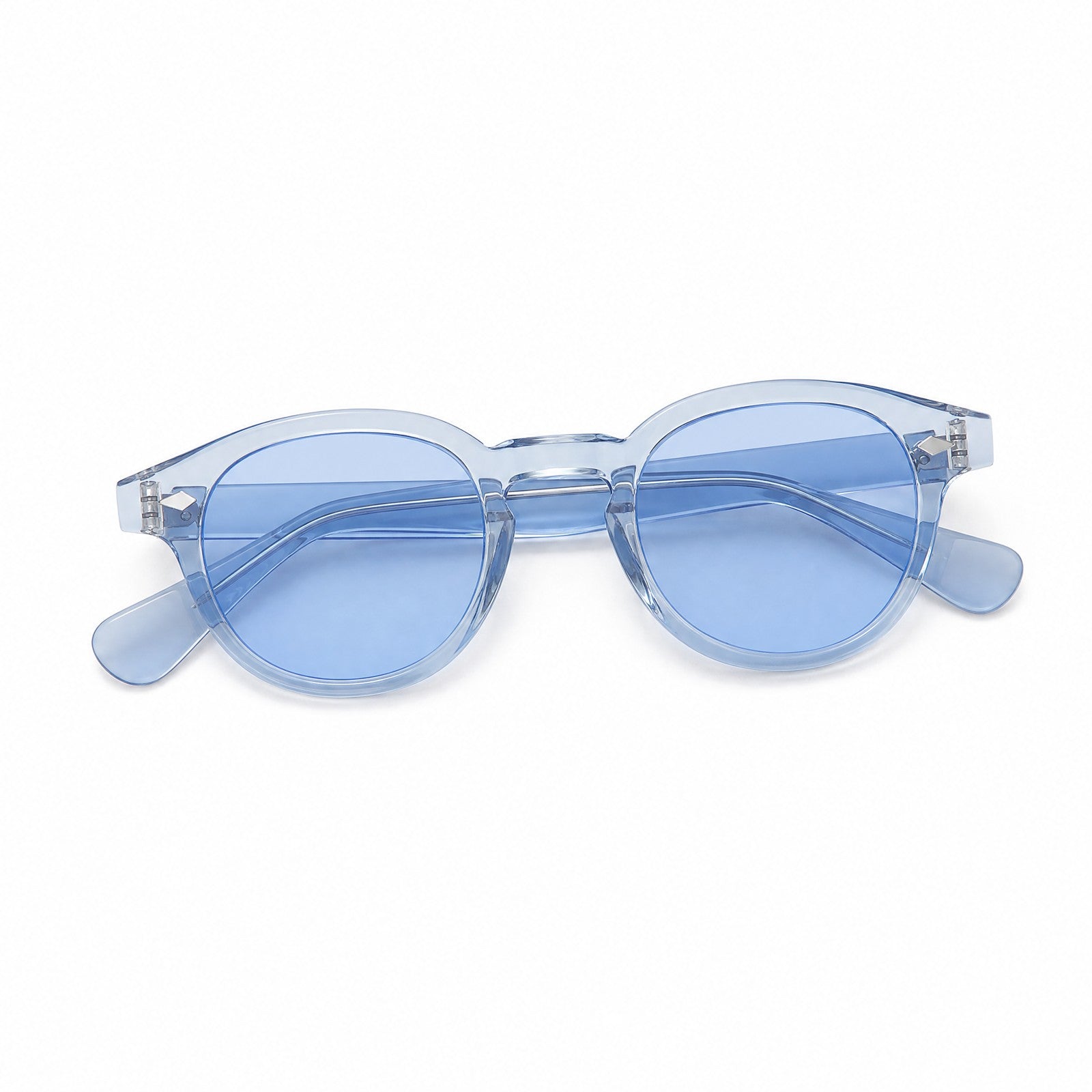 MV Merrick — Round Acetate Sunglasses folded