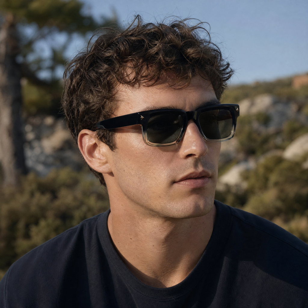 MV Deacon — Square Acetate Sunglasses worn