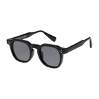MV Beckett — Round Acetate Sunglasses Black