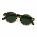 MV Sinclair — Round Acetate Sunglasses folded