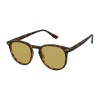 MV Weston — Round Acetate Sunglasses 13s C6 Yellow Lens