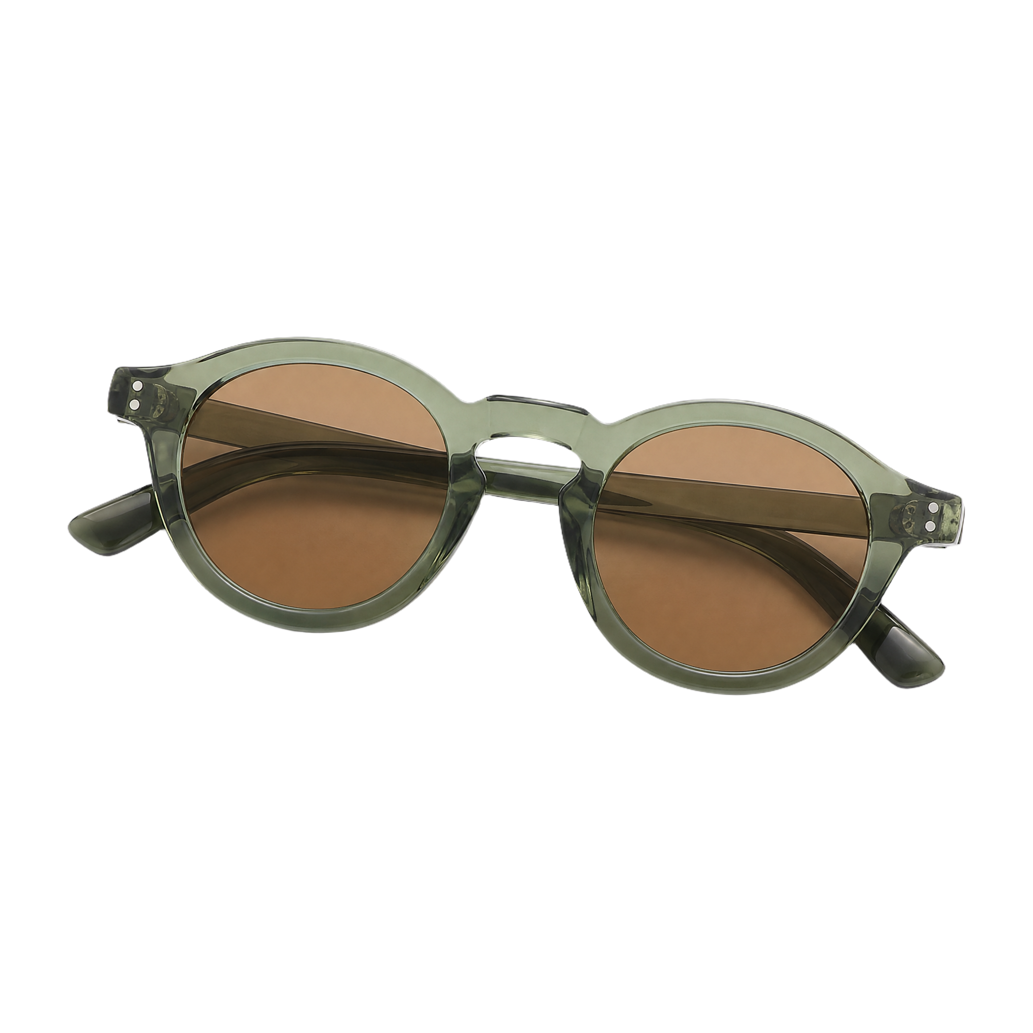 MV Cassius — Round Acetate Sunglasses folded