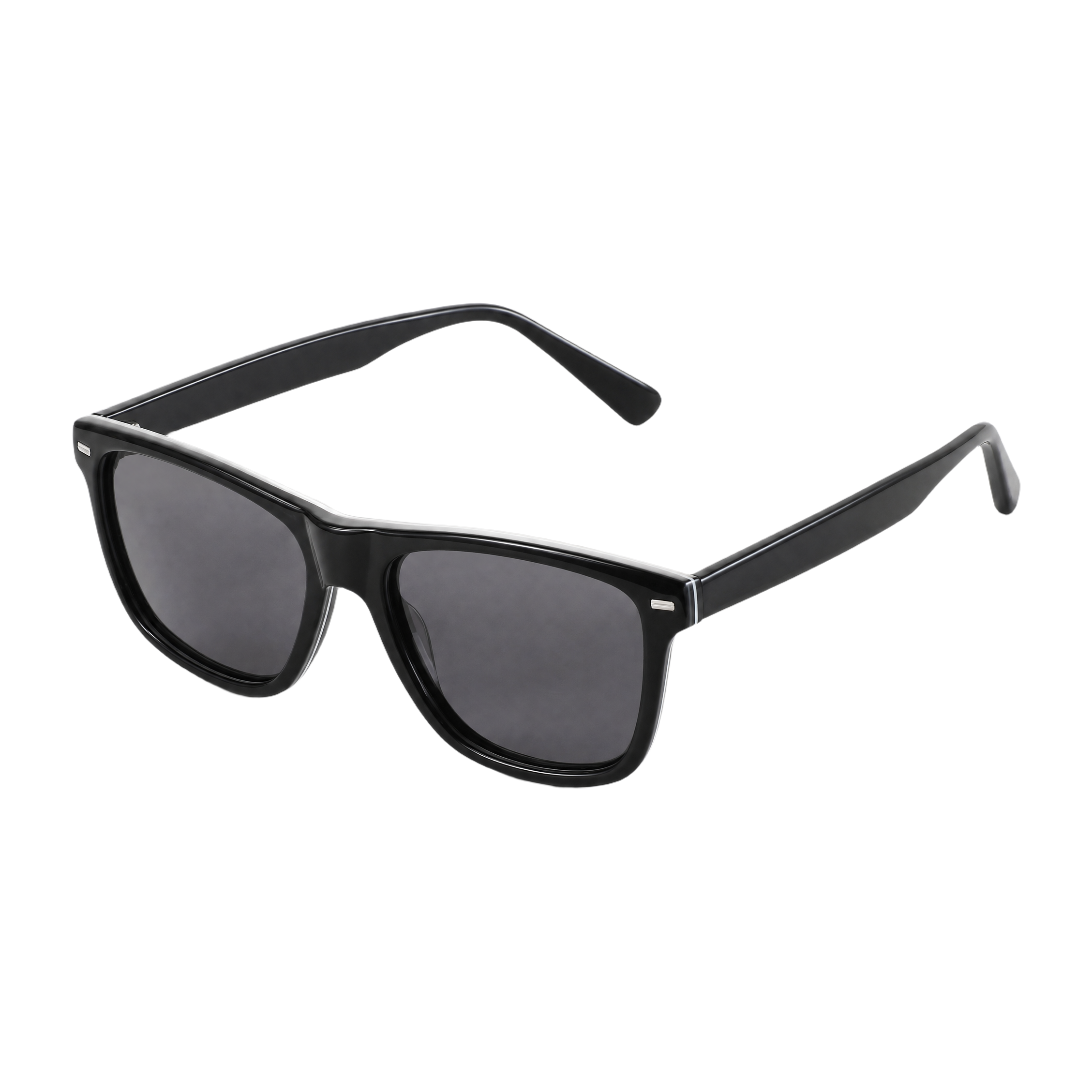 MV Fenwick — Square Acetate Sunglasses Grey Lens 4