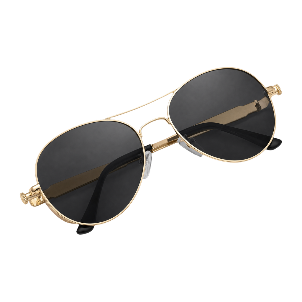 MV Vintage Round No.04 — Sunglasses folded