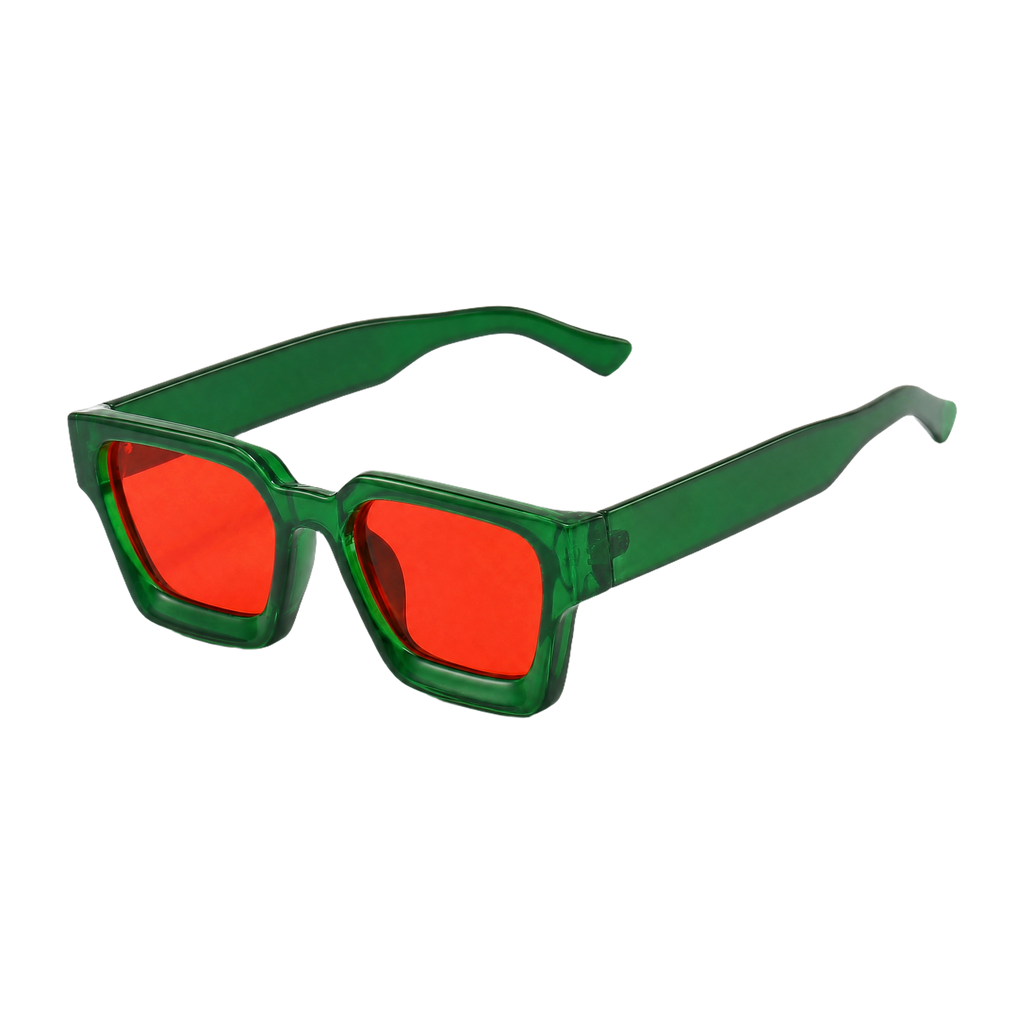 MV Kingsley — Square Acetate Sunglasses Green