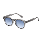 MV Beckett — Round Acetate Sunglasses Green Blue