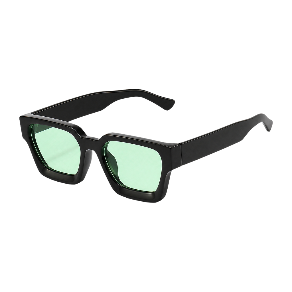 MV Kingsley — Square Acetate Sunglasses Black