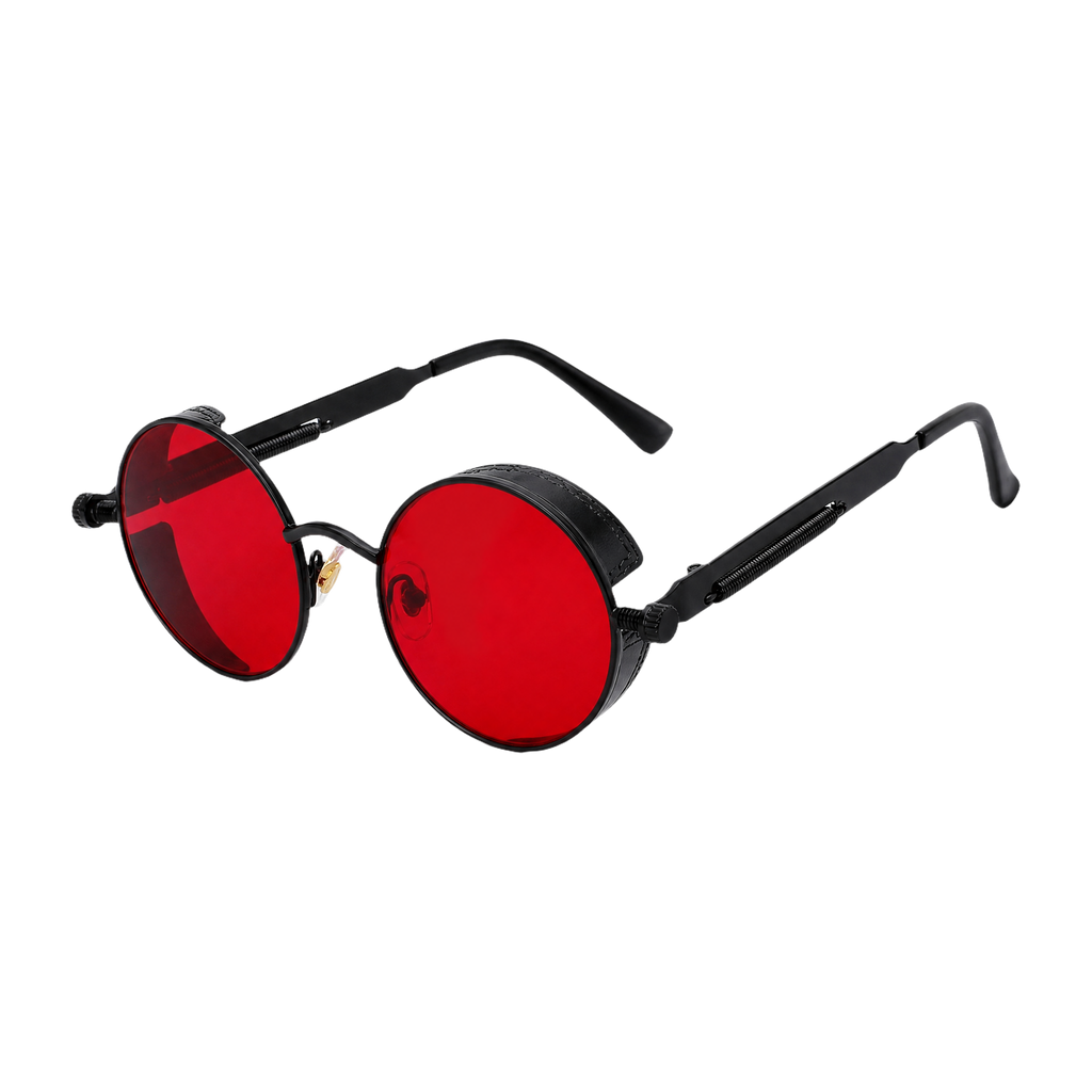 MV Vintage Round No.04 — Sunglasses Red