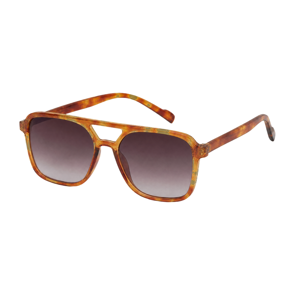 MV Sterling — Double-Bridge Pilot Sunglasses Pink Green