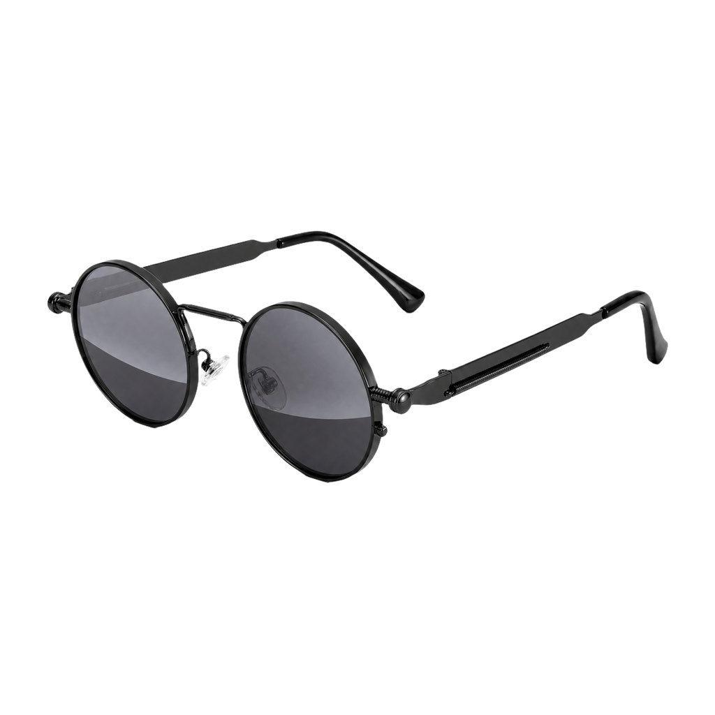 MV Vintage Round No.05 — Sunglasses Black Photochromic