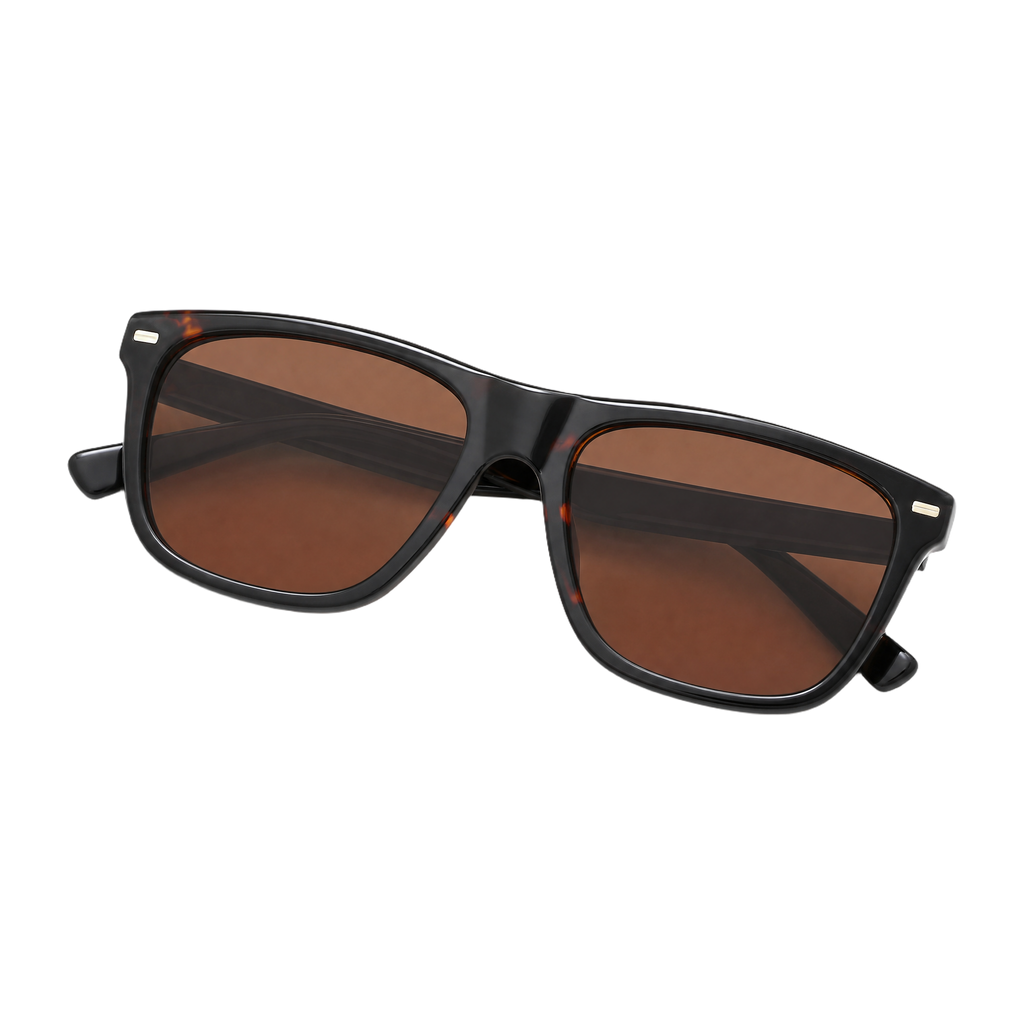 MV Fenwick — Square Acetate Sunglasses folded