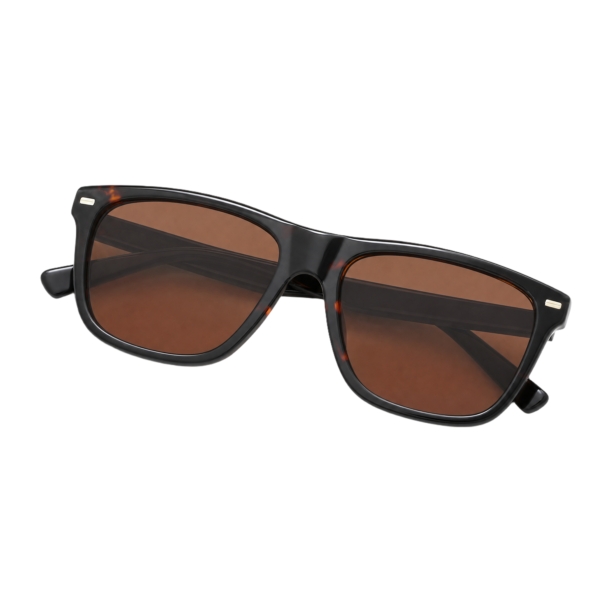 MV Fenwick — Square Acetate Sunglasses folded