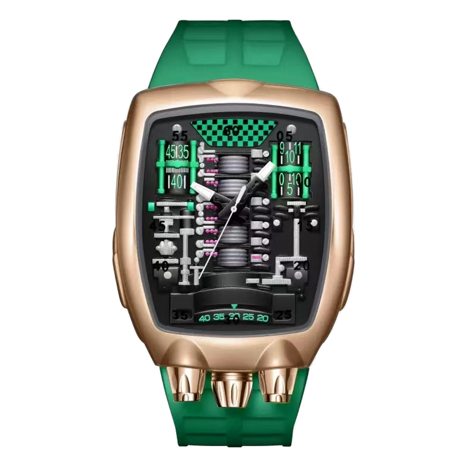 TORVEX Rose Gold / Green