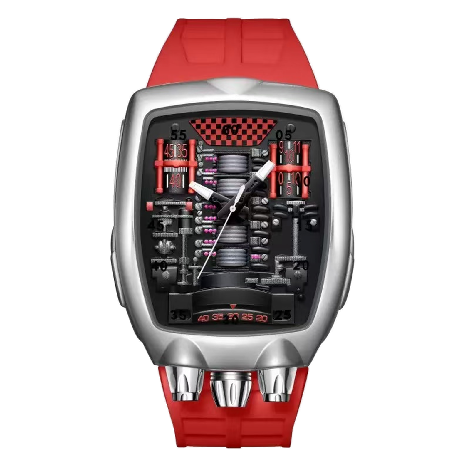 TORVEX Silver / Red