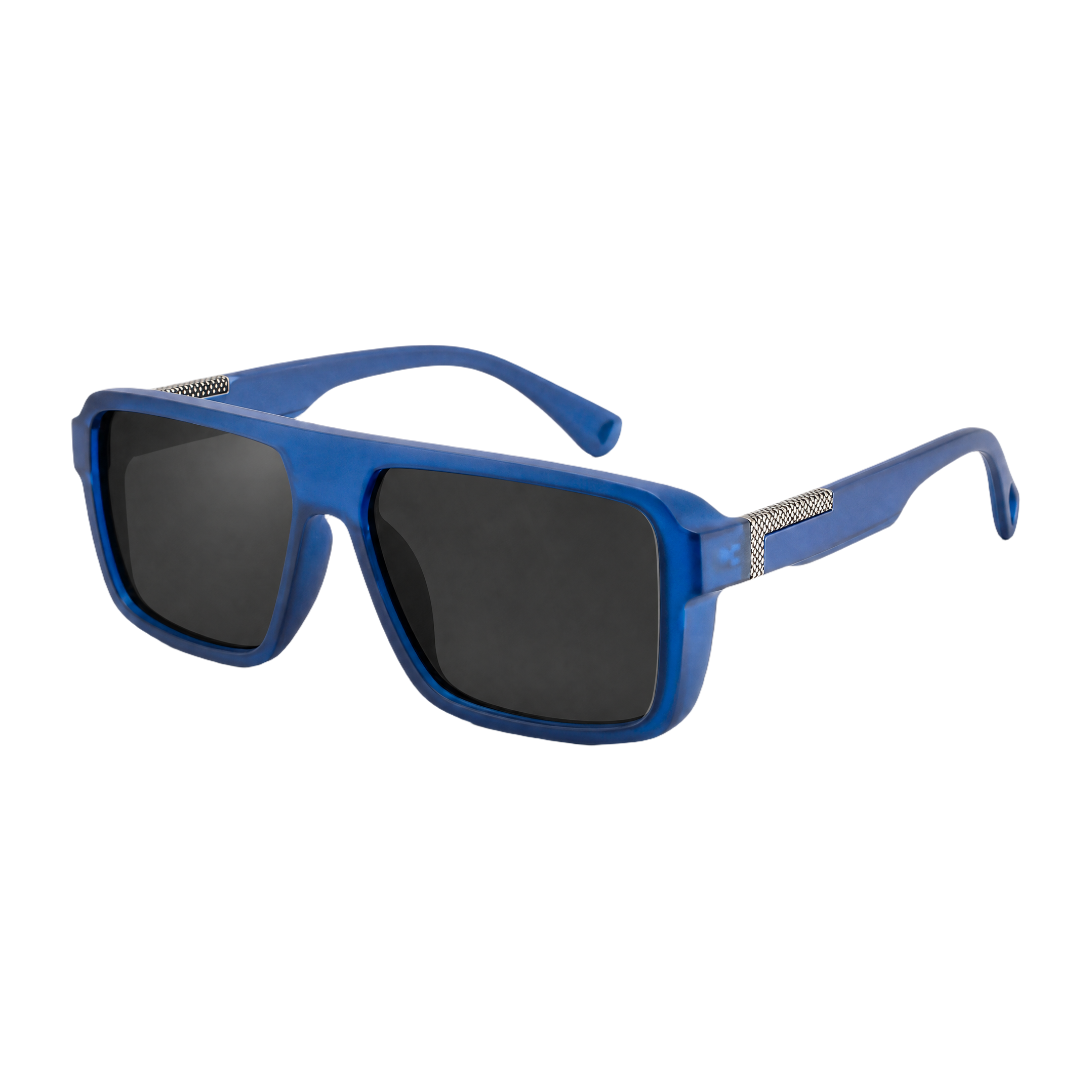 MV Dorian — Square Acetate Sunglasses Black Blue