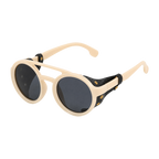 MV Vintage Round No.03 — Sunglasses white black