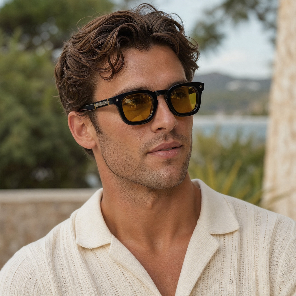 MV Lennox — Round Acetate Sunglasses worn