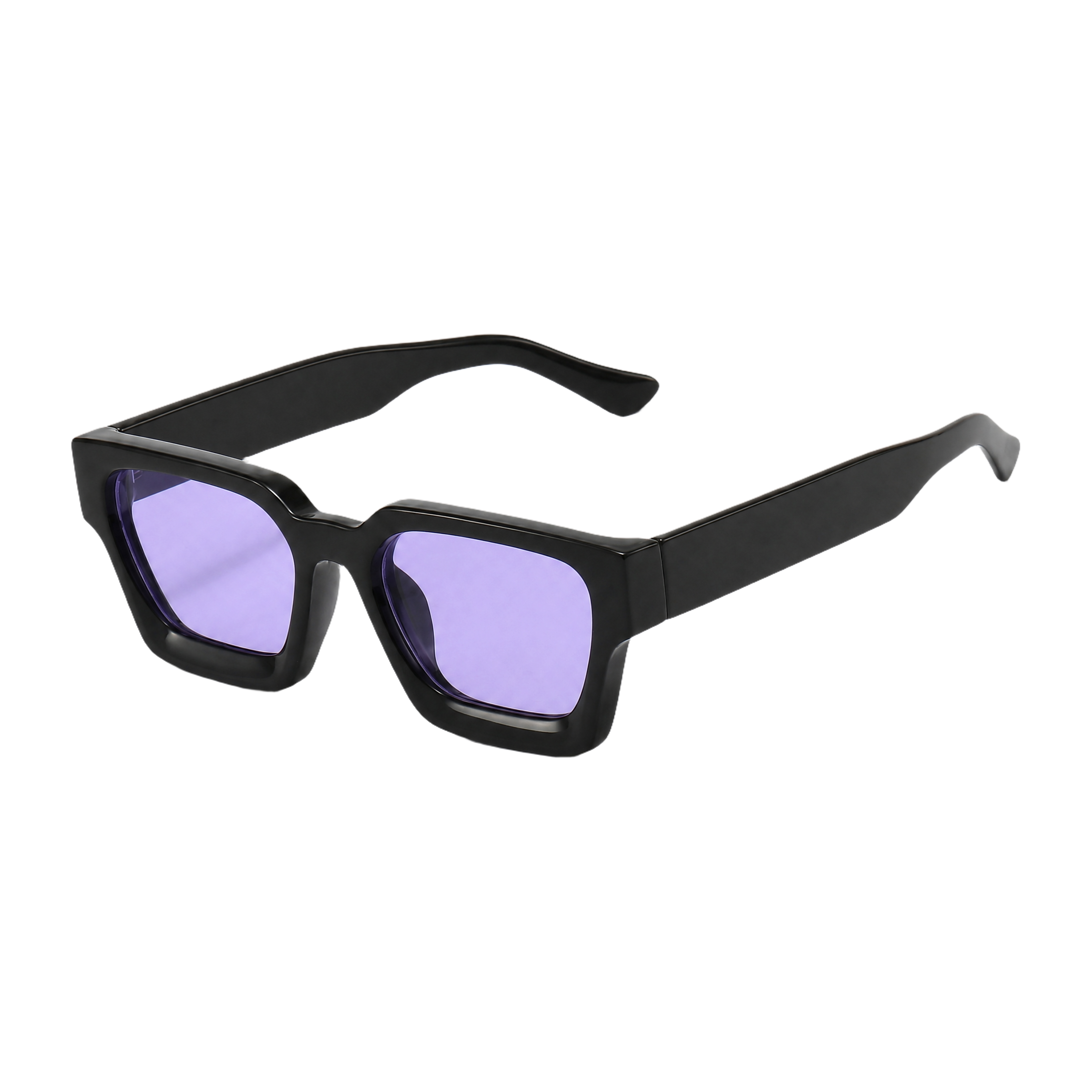 MV Kingsley — Square Acetate Sunglasses Black 2