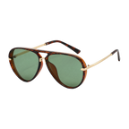 MV Gradient Pilot No.02 — Sunglasses Leopard dark green