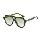 MV Grayson — Double-Bridge Pilot Sunglasses hero