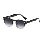 MV Ellery — Round Acetate Sunglasses Black 2