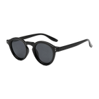 MV Cassius — Round Acetate Sunglasses Black 2