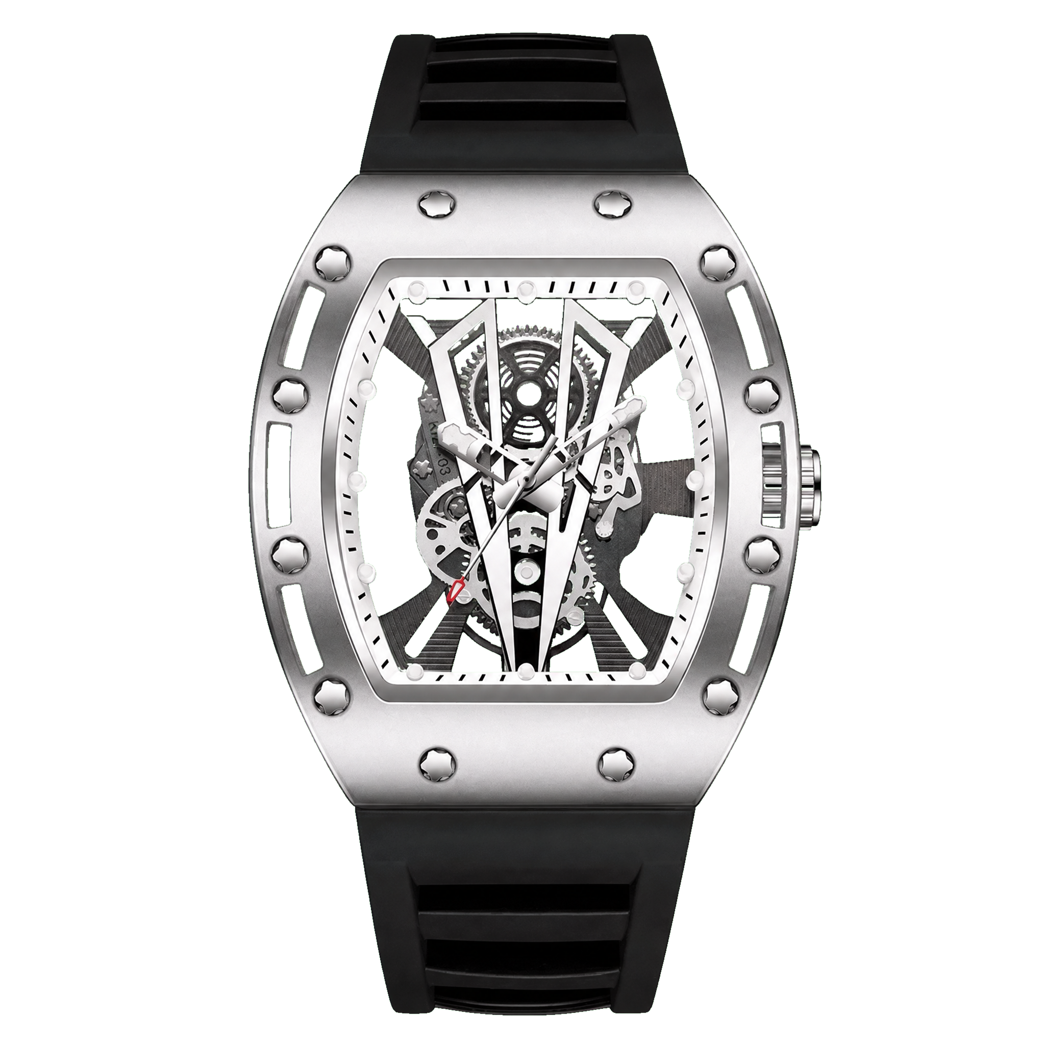 OKTARIS see-through skeleton - Silver / Black