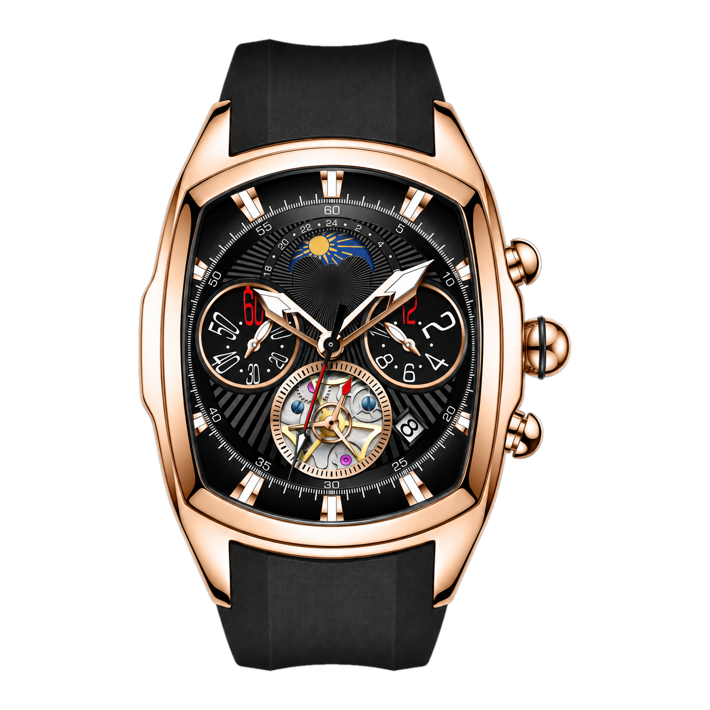 LUNOVEX Rose Gold Black