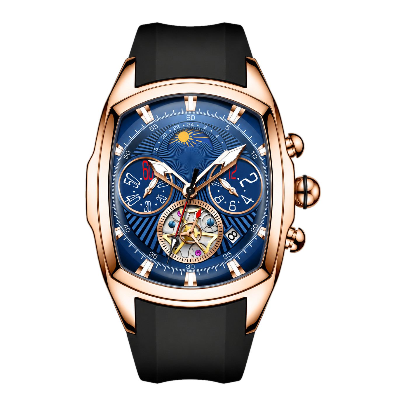 LUNOVEX Rose Gold Blue