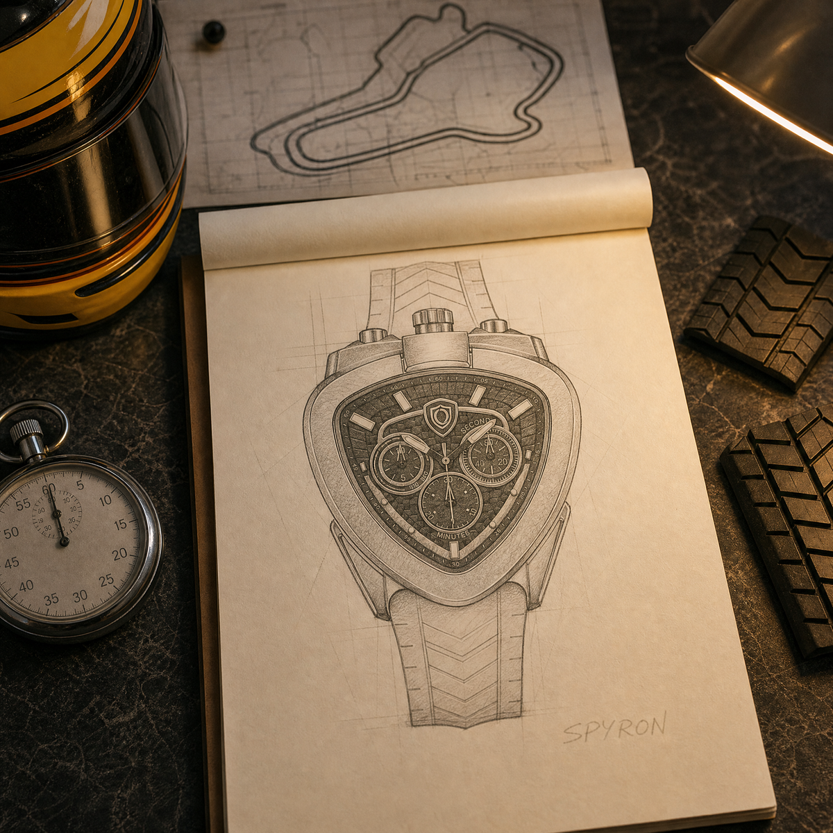 SPYRON sketch scene