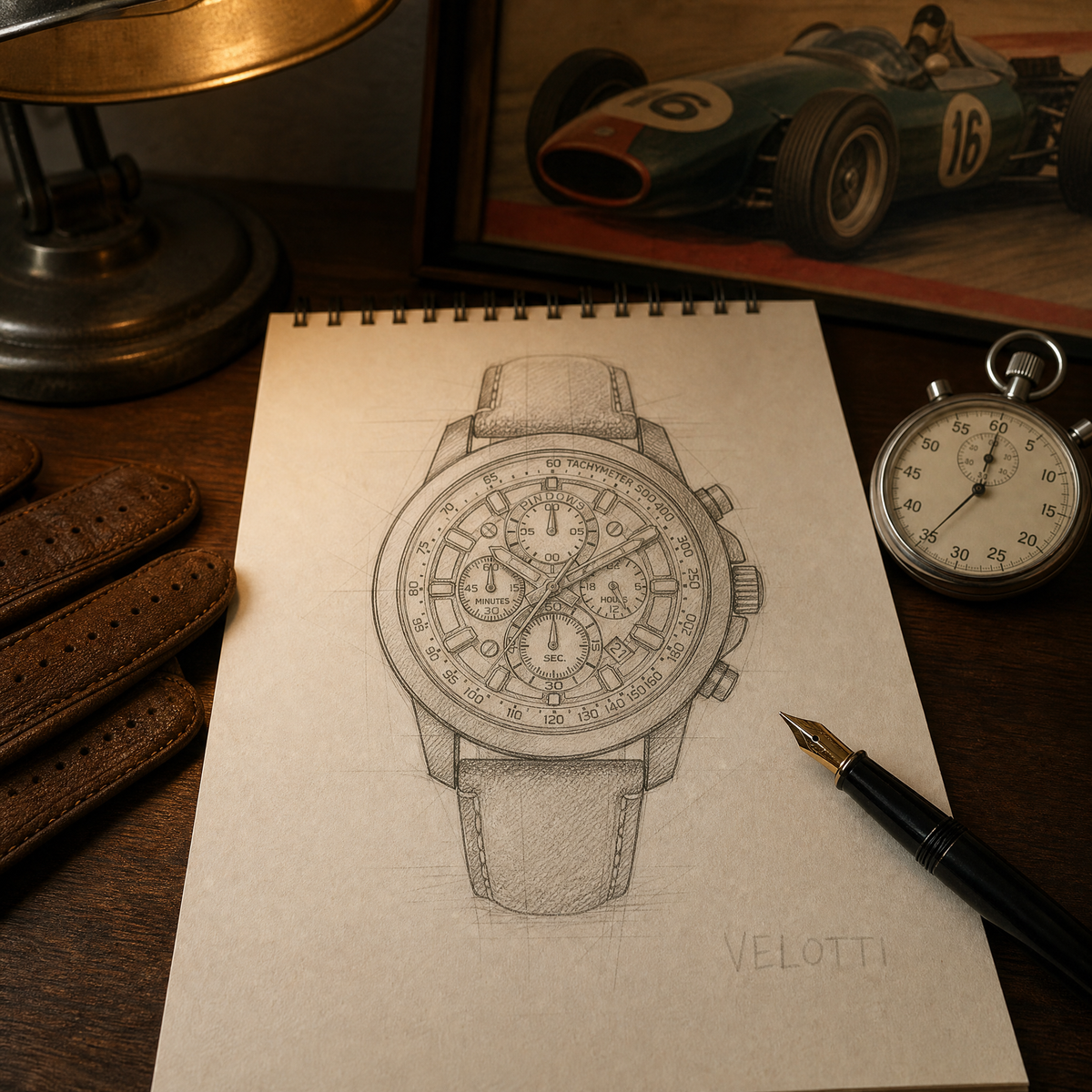 VELOTTI sketch scene